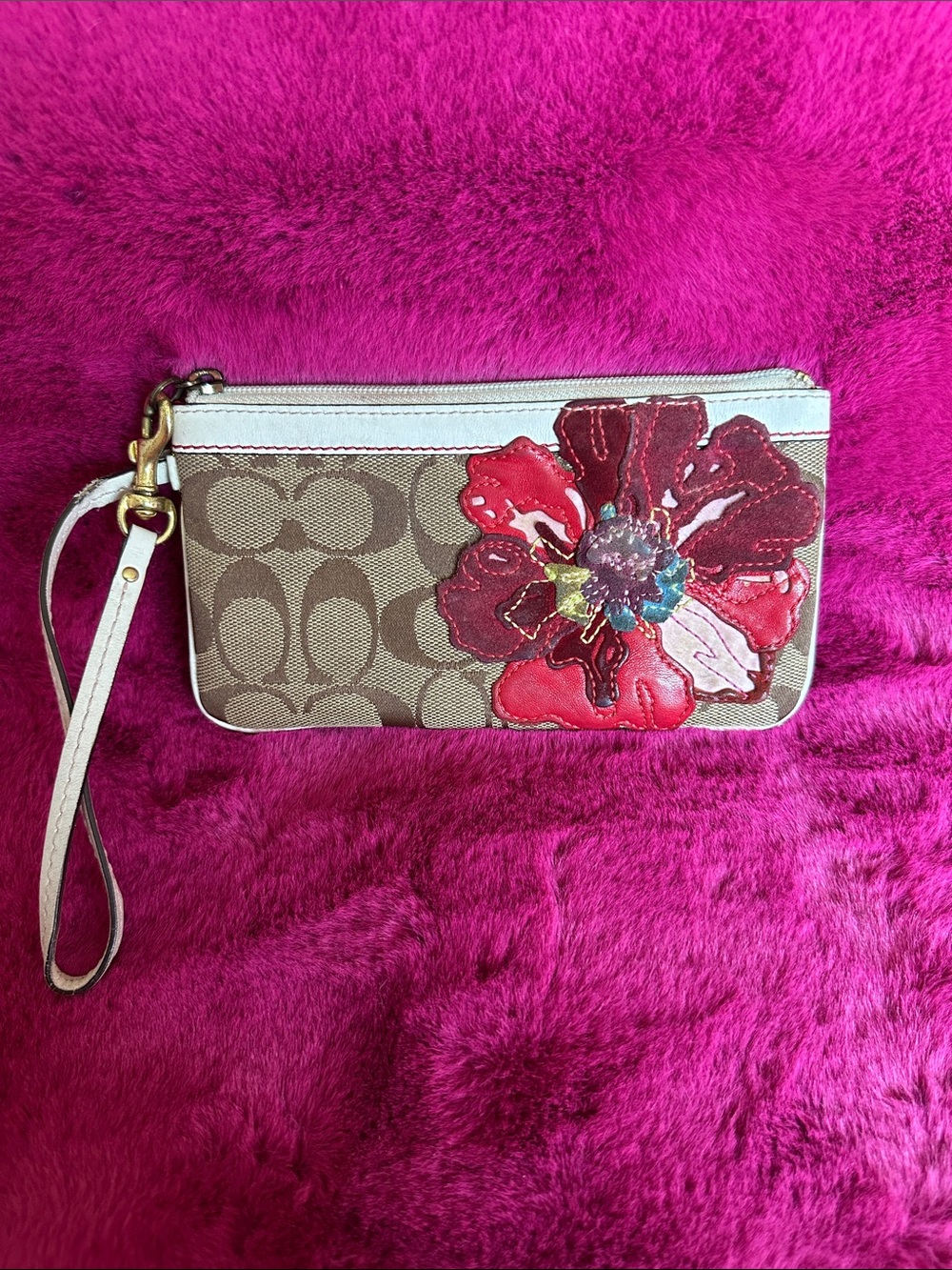 Coach “Poppy” Wristlet
